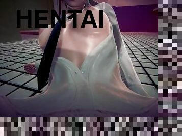 synsvinkel, anime, hentai, 3d, lænket