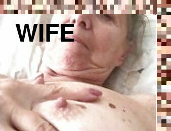 75 year old Wife Masturbates