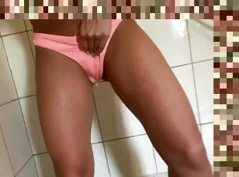 pissing in panties after the beach