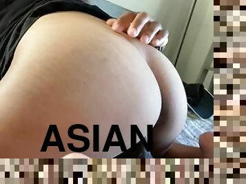 asiatisk, rumpe, pussy, amatør, babes, interracial, hjemmelaget, creampie, rumpe-booty, stram