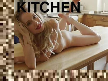 Katy  catwalk in the kitchen