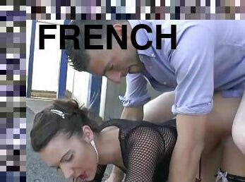 cul, gros-nichons, levrette, vieux, giclée, anal, énorme-bite, française, butin, jeune-18