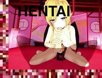 tetas-grandes, japonés, hentai, 3d, tetas