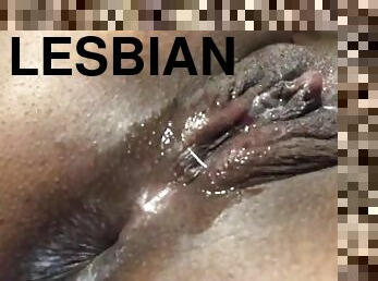 Lesbian pussy After being dicked down good