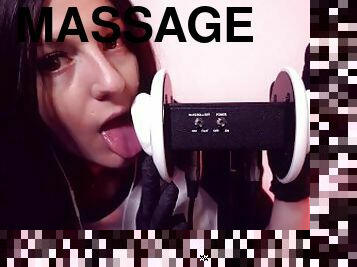 massage, fetisch, latex, saugen