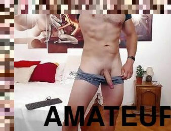 amador, tiro-ao-alvo, pénis-grande, gay, pov, excitante, fetiche, sozinho, musculado, pénis