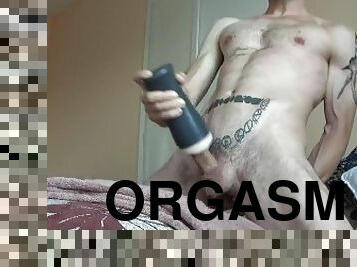 orgasme, amatør, cumshot, homofil, alene