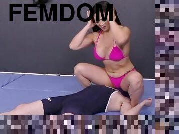 Nyomi Star vs Fluffy - Pro Wrestling Femdom