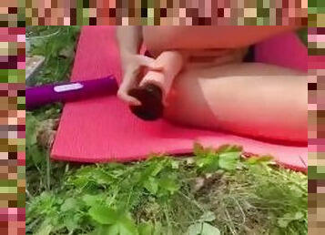Masturbation and fisting in the PARK  ????????????
