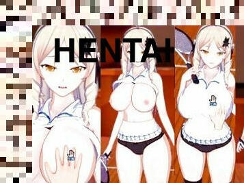 masszázs, anime, hentai