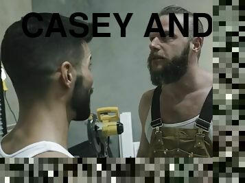 Casey and Brian are construction workers who offer to do whatever it takes to get their job approval Brian Bonds, Casey Everett
