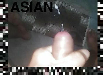 asiatique, énorme, masturbation, public, amateur, ejaculation-sur-le-corps, énorme-bite, ados, gay, branlette