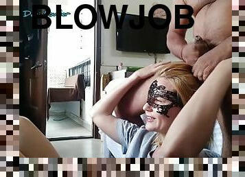 Angel Fowler gets blowjob From Dani Danger Creampied Hair