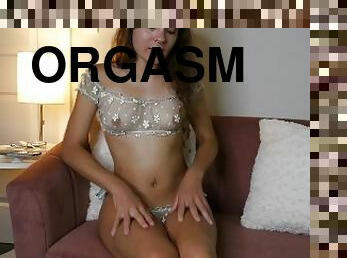 orgasm, amatöör, teismeline, pov, soolo, munad, brünett, viksed-rinnad