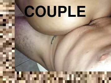 traseiros, orgasmo, amador, casal, brasil, pov, cavalgando, tatuagem, pénis