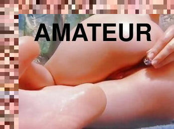 cul, masturbation, amateur, anal, jouet, doigtage, pieds, solo, tatouage, diffusion