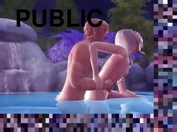 publisks, vāverīte, anime, hentai, 3d, mežonīgs