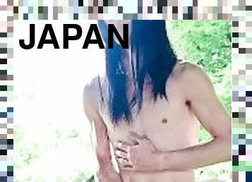 mastubasi, umum, amatir, anal, cumshot-keluarnya-sperma, penis-besar, jepang, permainan-jari, seorang-diri, penis