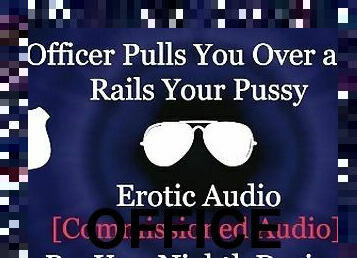 Officer Stuffs Your Slutty Holes On Highway [Handcuffed] [Exhibitionism] (Erotic Audio for Women)