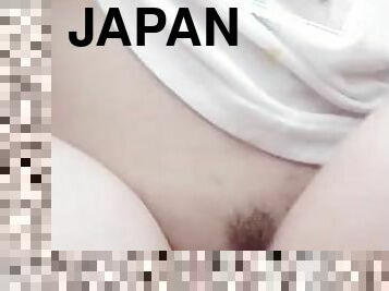 asiatique, baignade, poilue, pisser, chatte-pussy, amateur, japonais, fétiche, solo, humide