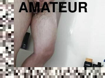 baignade, papa, masturbation, amateur, ejaculation-sur-le-corps, énorme-bite, gay, joufflue, fétiche, douche