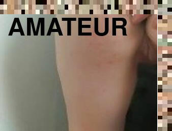 cul, masturbation, amateur, anal, jouet, maison, britannique, bout-a-bout, solo, gros-plan