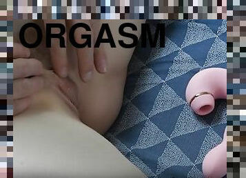 klitta, masturbation, orgasm, leksak, mamma, mor