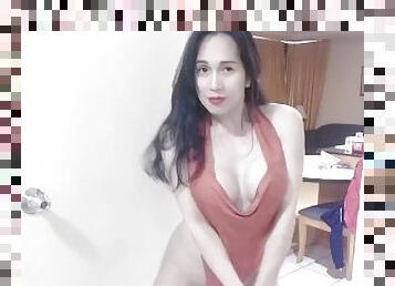 asiatique, gros-nichons, masturbation, transsexuelle, amateur, babes, ladyboy, seins, solo, magnifique