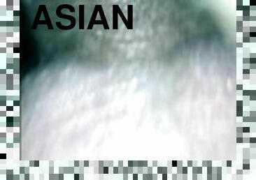 asiatisk, fisse-pussy, amatør, kæmpestor-pik, hardcore, creampie, fetish, nosser, våd, pik