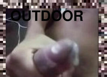 masturbation, en-plein-air, public, amateur, ejaculation-sur-le-corps, énorme-bite, ejaculation-interne, ejaculation, bite