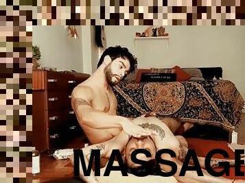 masturbieren, beule-schuss, junge, homosexuell, massage, füße, gesichtspunkt, gesichts, versaute, fetisch