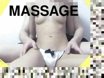 groß-titten, orgamus, junge, selbst-gefertigt, japanier, massage, paar, fingerspiele, titten, petite