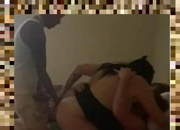 Husband let’s huge dick fuck his wife