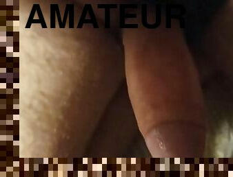 masturbation, amateur, maison, secousses, ejaculation, sperme, solo, bite