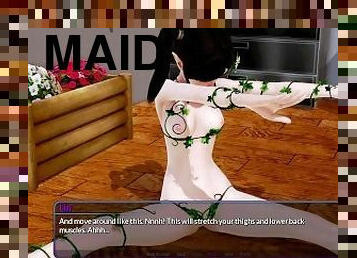 criada, amador, chupanços, anime, hentai, 3d, pequeno, hotel, tetas-pequenas