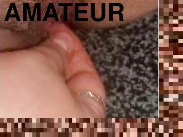 cul, masturbation, amateur, ados, doigtage, sale, solo