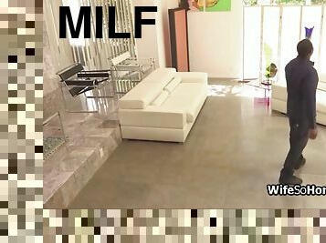 Milf realtor filled with clients big black cock
