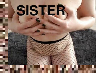 ציצי-גדול, כוס-pussy, חרמןנית, אחות-sister, הדוק, רטוב