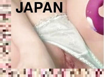 masturbation, orgasme, amateur, fellation, jouet, japonais, culotte, gode, solo, humide