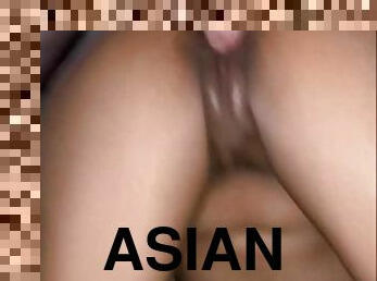 asiatisk, store-pupper, pussy, amatør, cumshot, stor-pikk, milf, creampie, par, cum