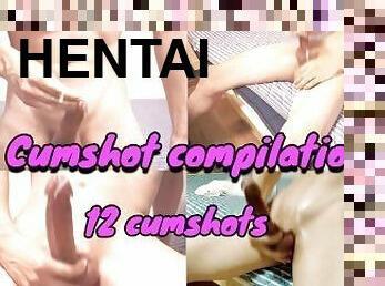 asien, masturbieren, dilettant, beule-schuss, homosexuell, japanier, wichsen, kompilation, hentai, twink