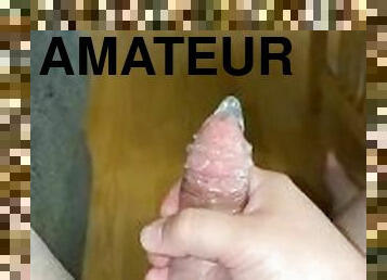 amateur, ejaculation-sur-le-corps, gay, joufflue, ejaculation, fétiche, solo