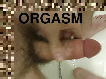 bad, masturbation, orgasm, amatör, cumshot, tonåring, avrunkning, sprut, ensam