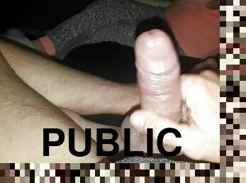 masturbation, public, amateur, mature, énorme-bite, britannique, solo, exhibitionniste, bite, clignotant