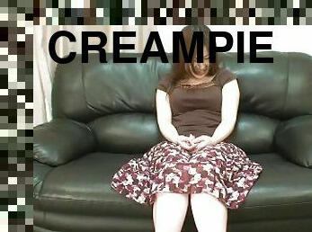 Old slut get creampied