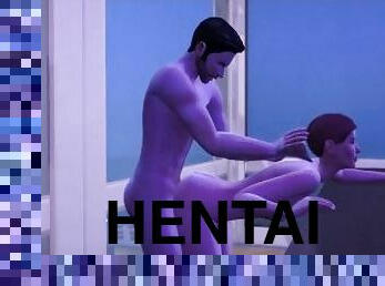 slavni, nijemci, kuhinja, hentai, 3d