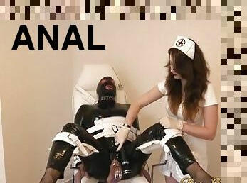 Kinky Nurse Anally Machine Fucks Her Sub