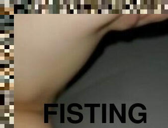 fisting, masturbation, orgasm, fitta-pussy, amatör, brudar, hardcore, fingerknull, vått, hårt