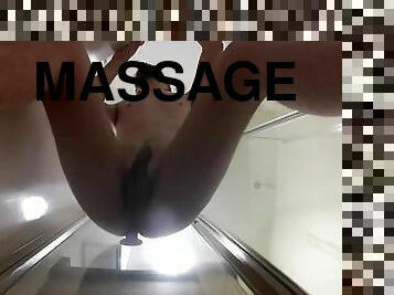 baignade, masturbation, amateur, anal, jouet, massage, ejaculation, gode, douche