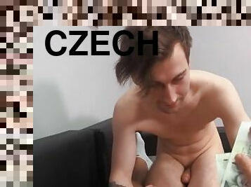 Czech Hunter 565 - Guy Offers A Load Of Cash To Brown Haired Twink To Get Him To Suck His Big Cock &